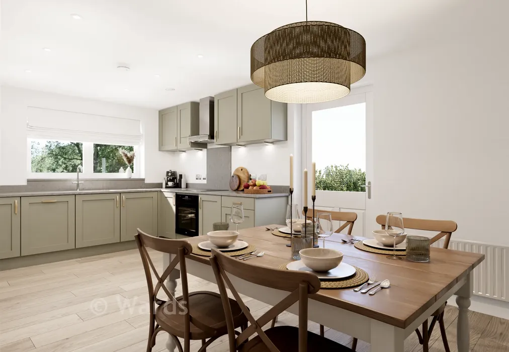 Kitchen/Diner - The Brookland, Victoria Bay, Victoria Road West, Littlestone, Kent - Wards of Kent