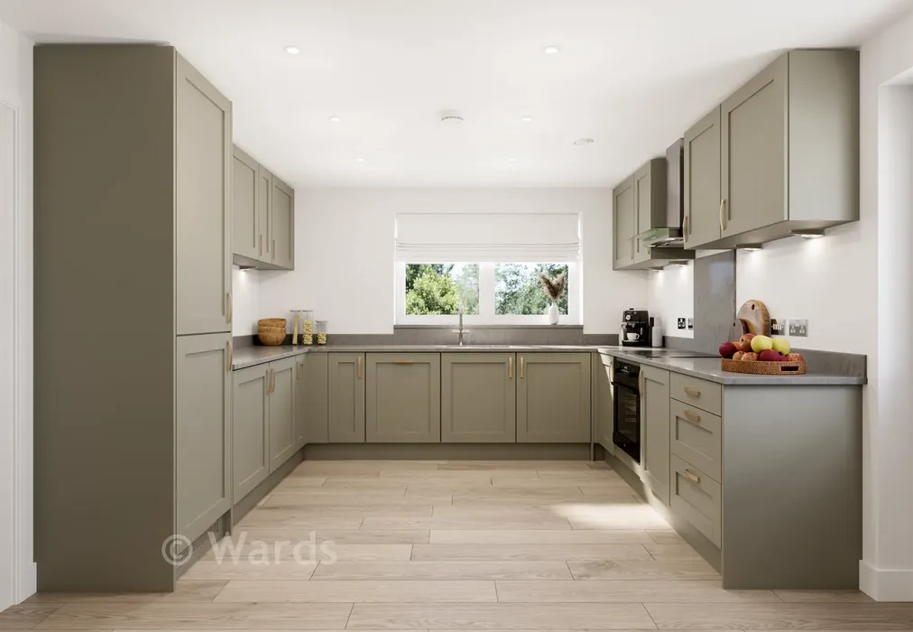 Kitchen - The Brookland, Victoria Bay, Victoria Road West, Littlestone, Kent - Wards of Kent