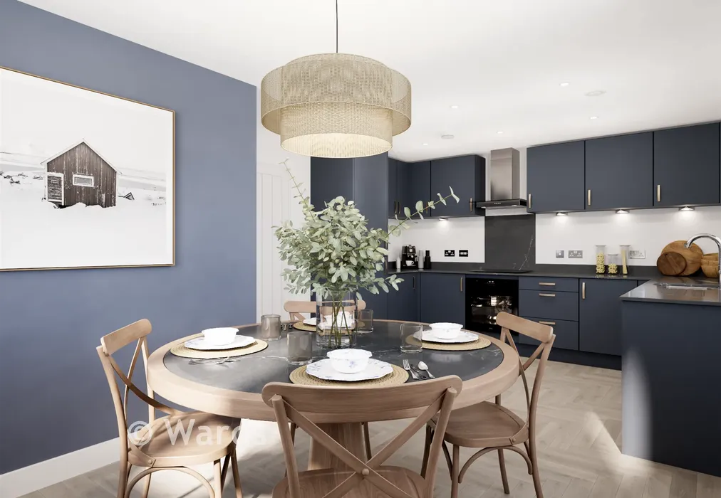 Kitchen/Diner - The Aldington, Victoria Bay, Victoria Road West, Littlestone, Kent - Wards of Kent