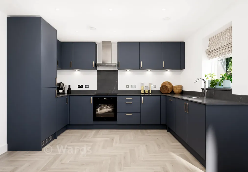 Kitchen - The Aldington, Victoria Bay, Victoria Road West, Littlestone, Kent - Wards of Kent