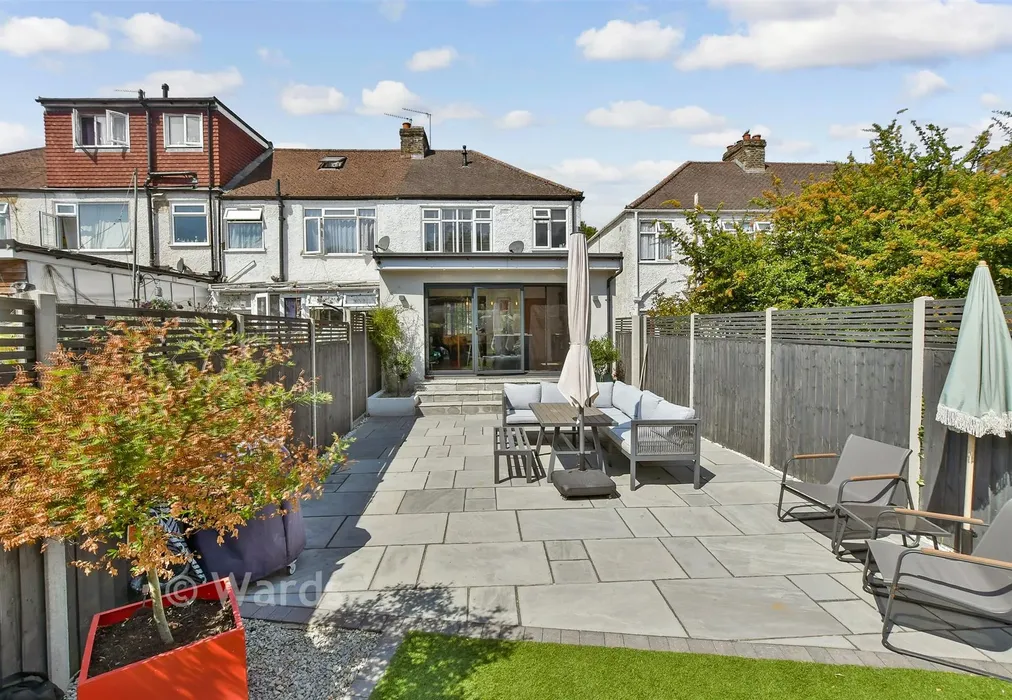 Rear Elevation - Princes Avenue, Chatham, Kent - Wards of Kent