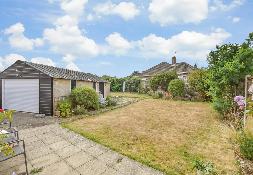 Rear Garden - Heathside Avenue, Coxheath, Maidstone, Kent - Wards of Kent