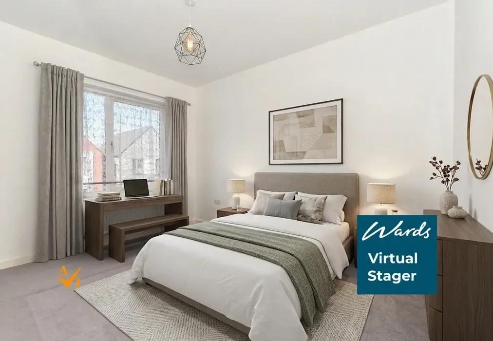 Bedroom 1 (Contemporary style) - College Row, Ashford, Kent - Wards of Kent