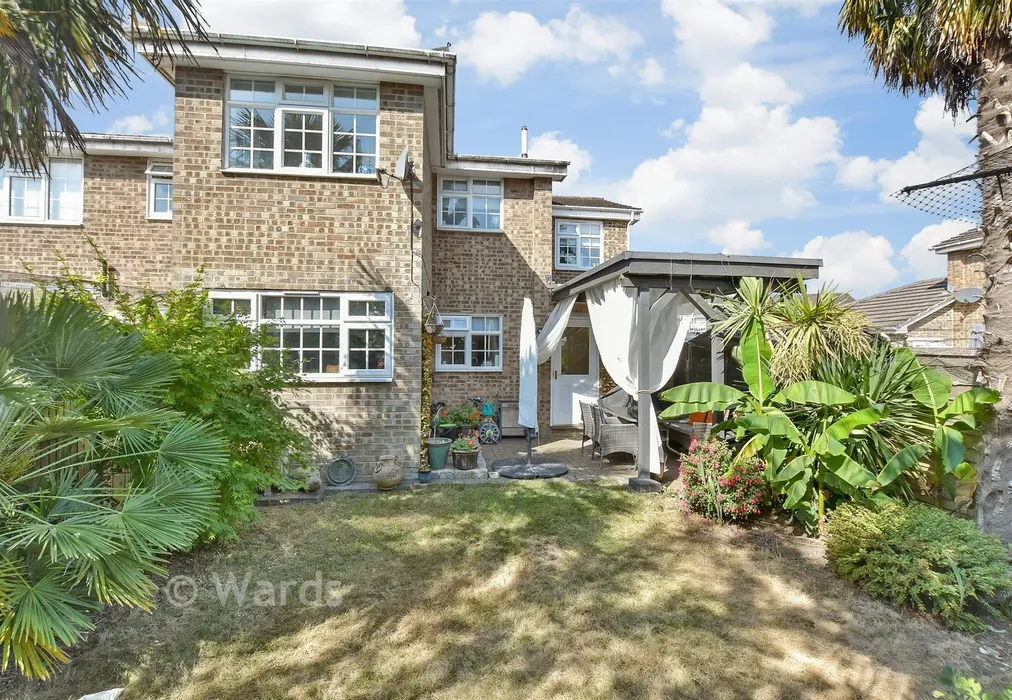 Rear Elevation - Meadow Close, Walderslade, Chatham, Kent - Wards of Kent
