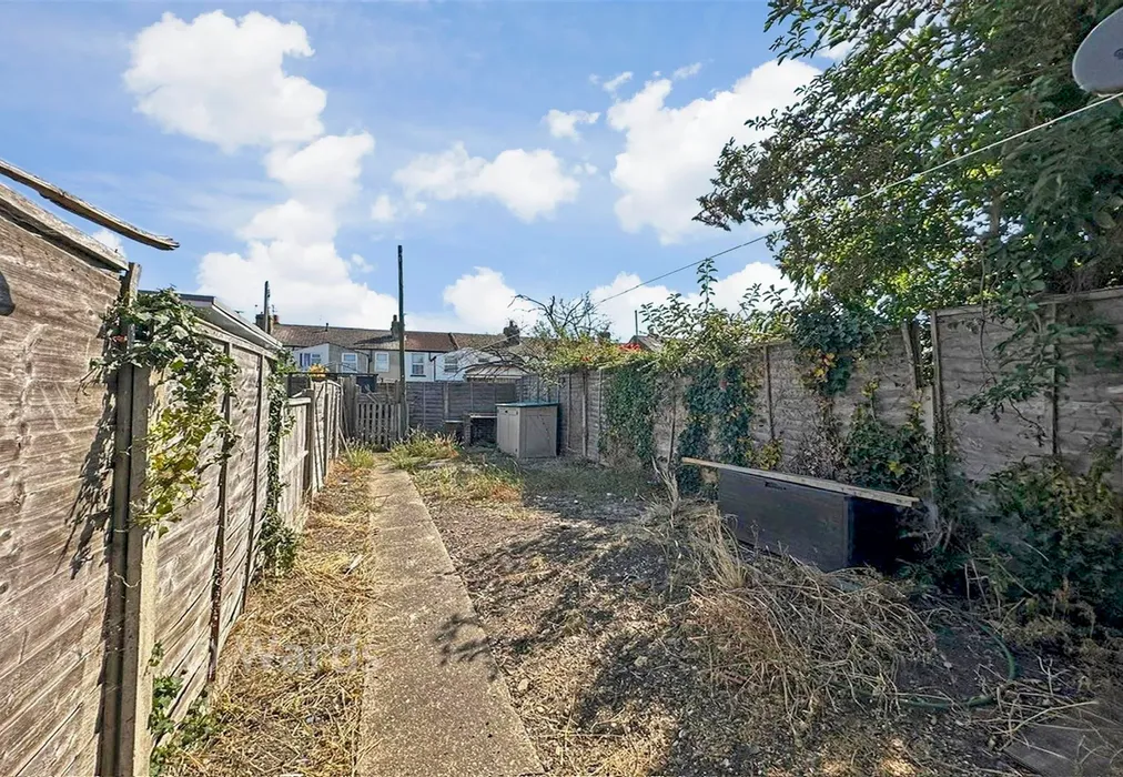 Rear Garden - Alma Street, Sheerness, Kent - Wards of Kent