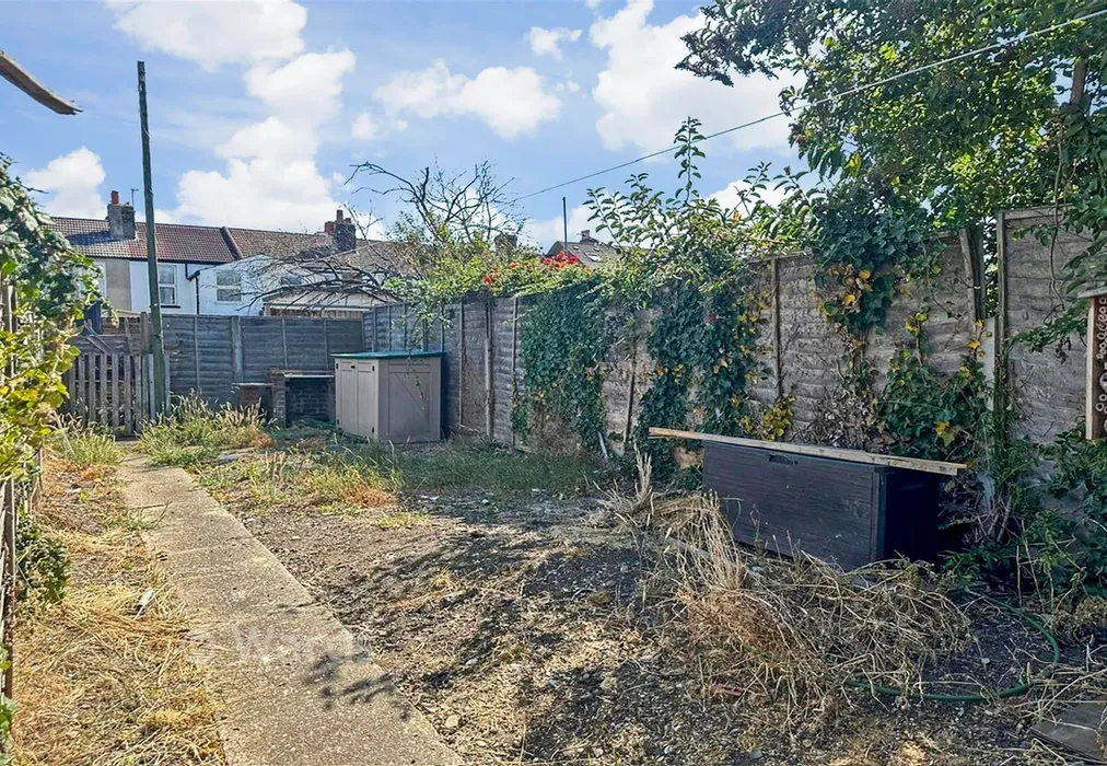 Rear Garden - Alma Street, Sheerness, Kent - Wards of Kent