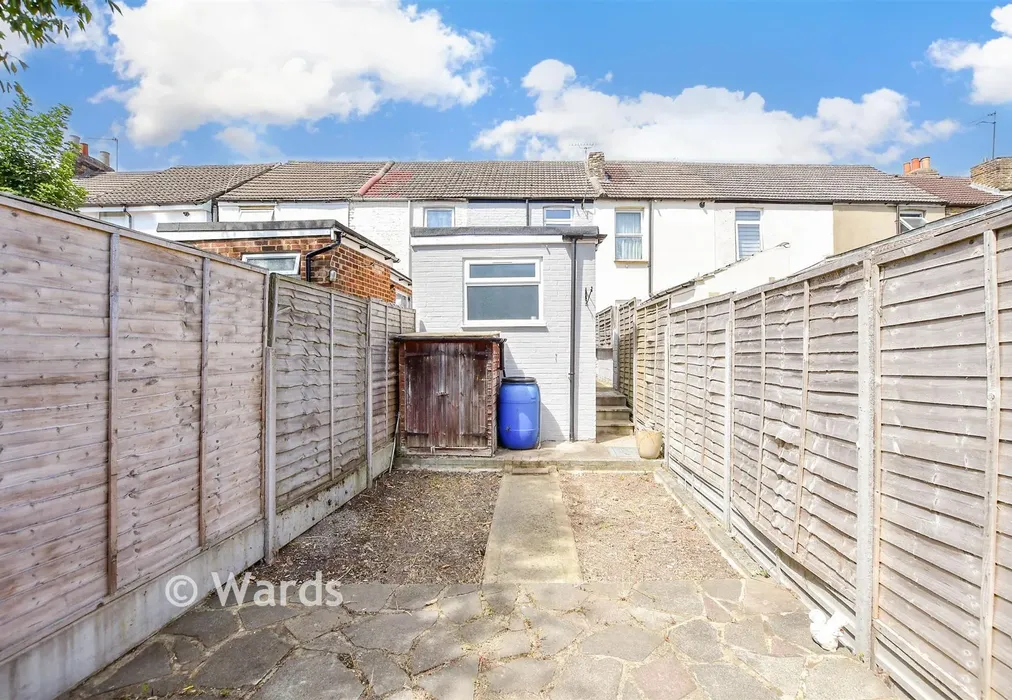Rear Elevation - Fox Street, Gillingham, Kent - Wards of Kent
