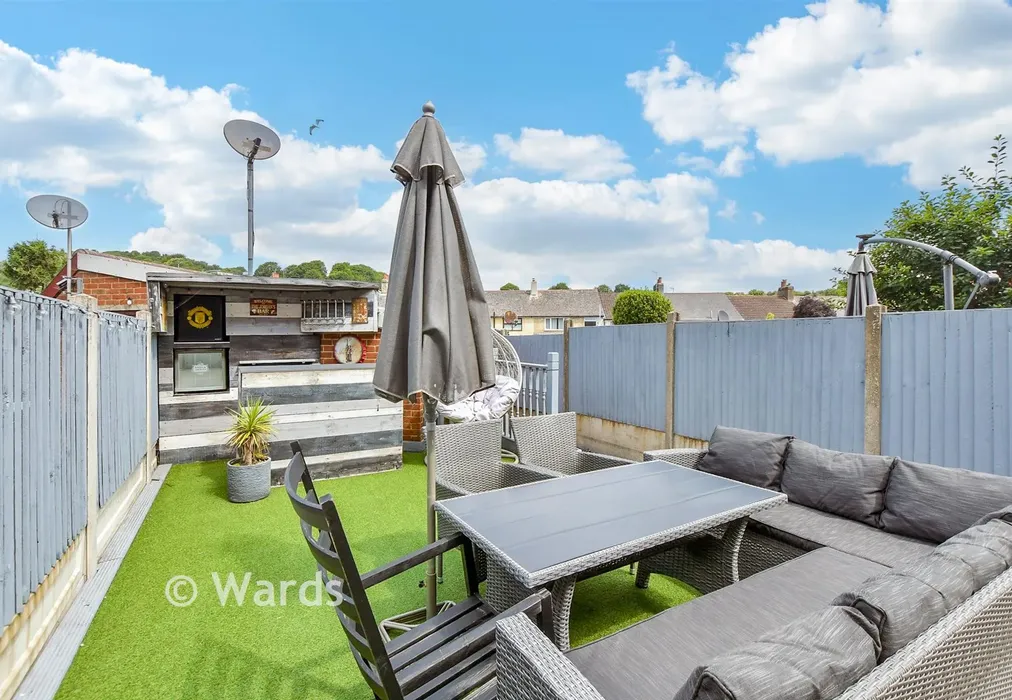 Rear Garden - Cow Lane, Dover, Kent - Wards of Kent