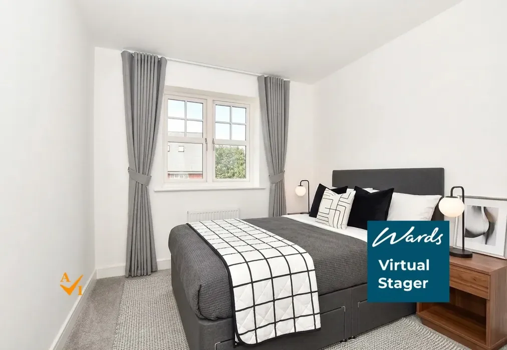 Bedroom 2 (Modern style) - Bermelie Fields, Barming, Maidstone, Kent - Wards of Kent