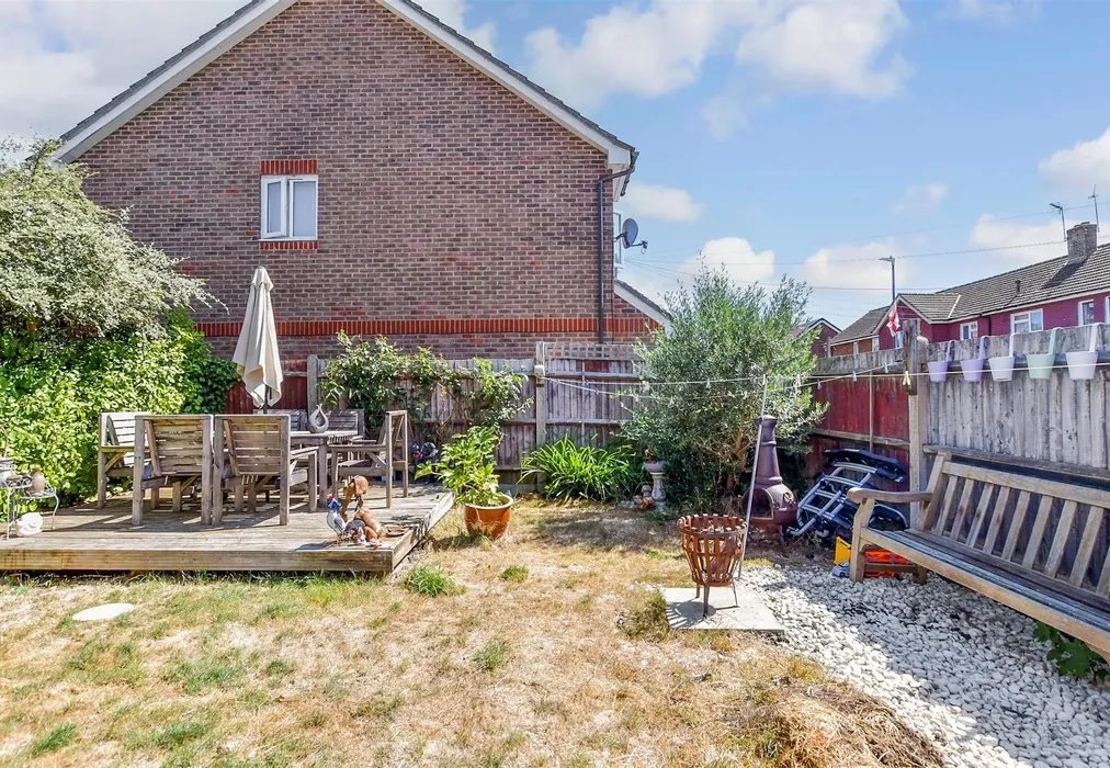 Rear Garden - St. Welcume's Way, Harrietsham, Maidstone, Kent - Wards of Kent