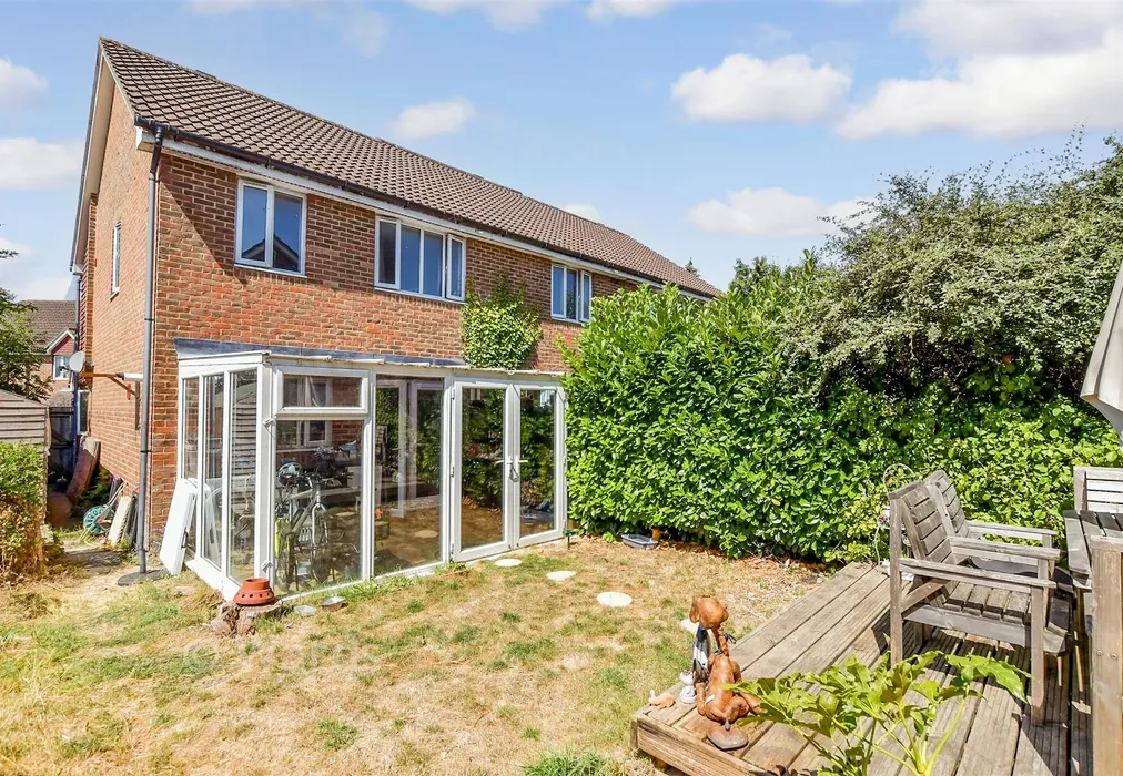 Rear Elevation - St. Welcume's Way, Harrietsham, Maidstone, Kent - Wards of Kent