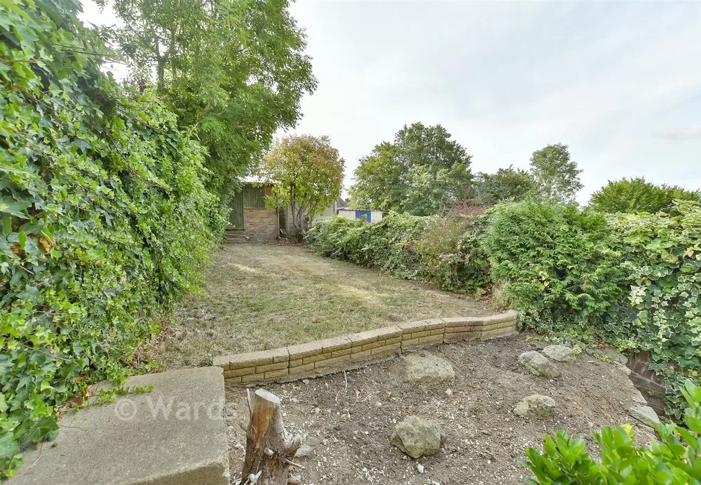 Rear Garden - Scotby Avenue, Walderslade, Chatham, Kent - Wards of Kent