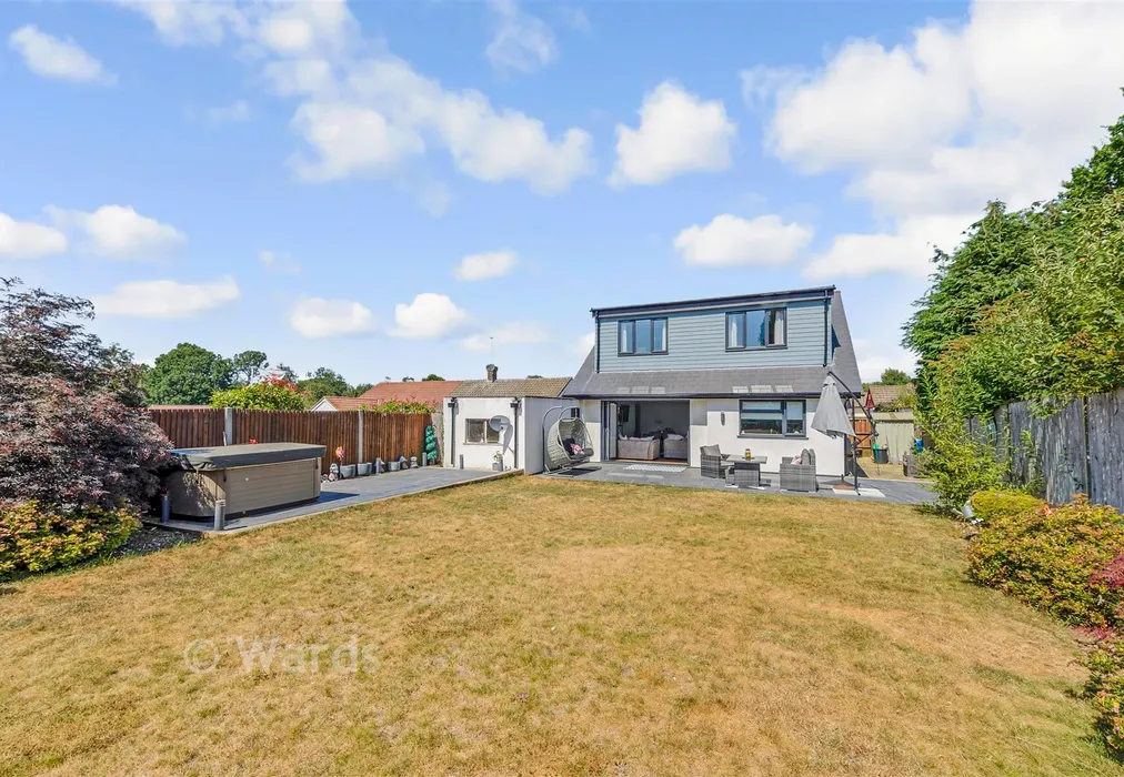 Rear Elevation - Symonds Close, West Kingsdown, Sevenoaks, Kent - Wards of Kent