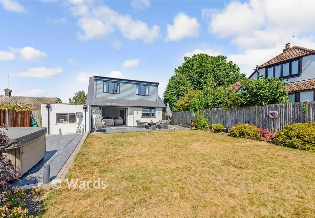 Rear Elevation - Symonds Close, West Kingsdown, Sevenoaks, Kent - Wards of Kent