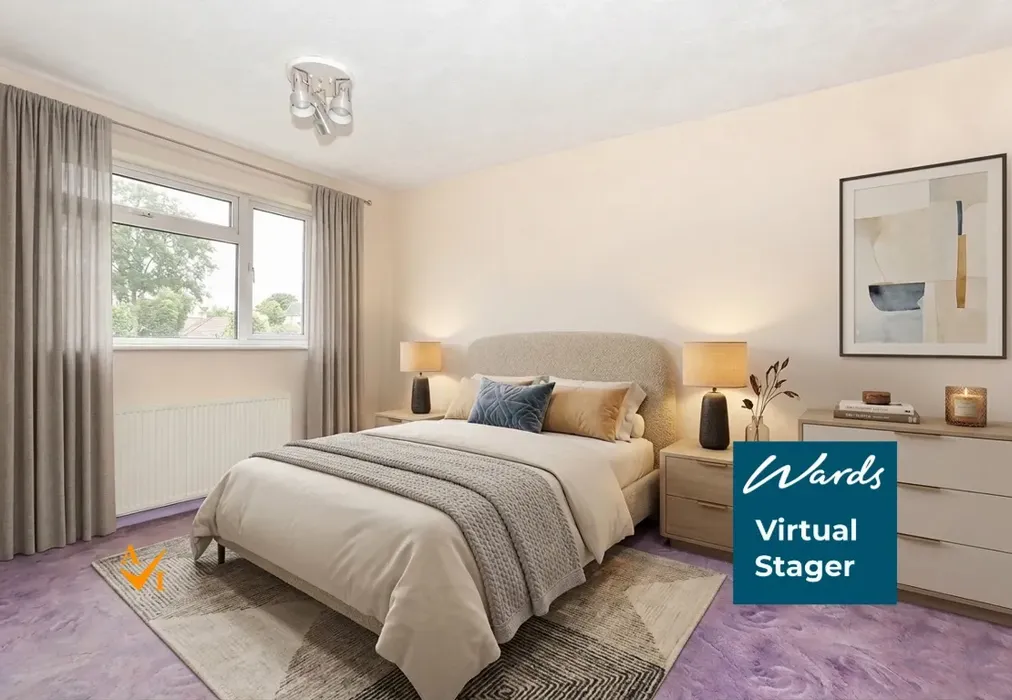 Bedroom 2 (Contemporary style) - Tutsham Way, Paddock Wood, Kent - Wards of Kent