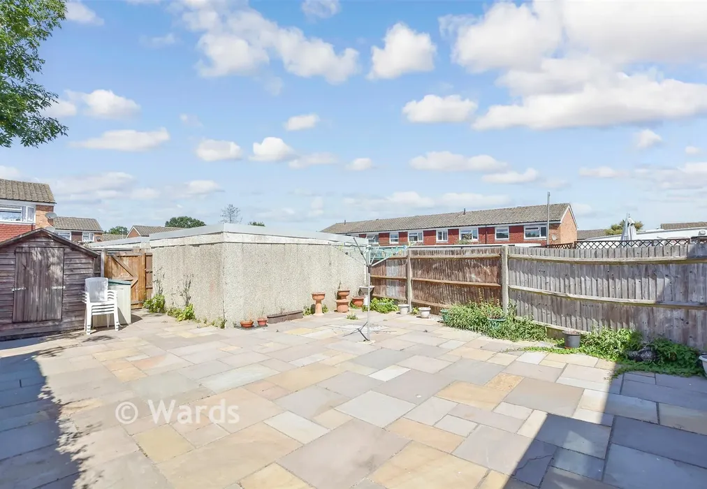Rear Garden - Tutsham Way, Paddock Wood, Kent - Wards of Kent