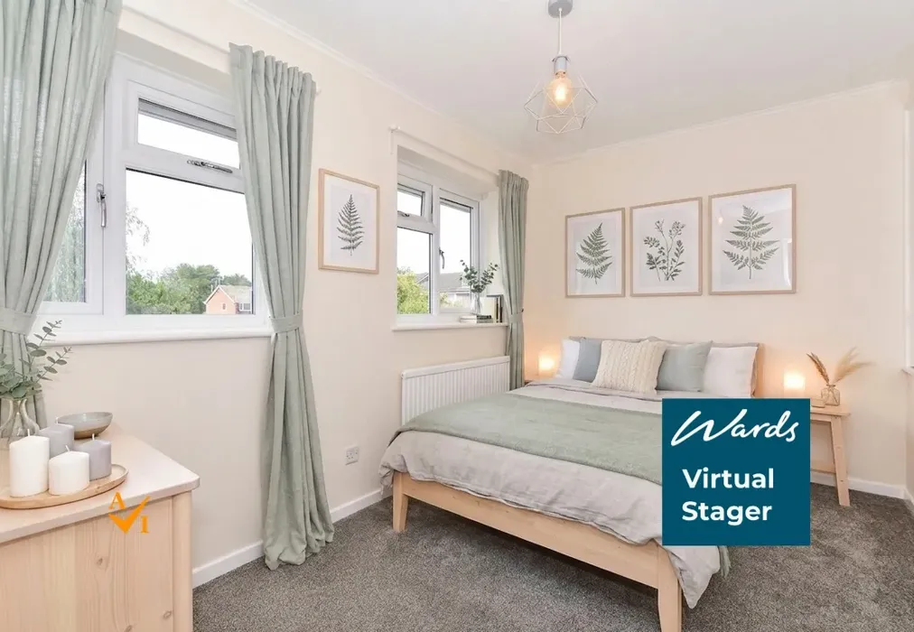 Bedroom 2 (Nordic style) - Bargrove Road, Vinters Park, Maidstone, Kent - Wards of Kent