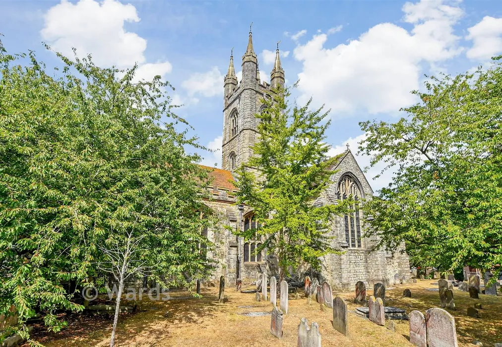 Views To Front - Churchyard, Ashford, Kent - Wards of Kent