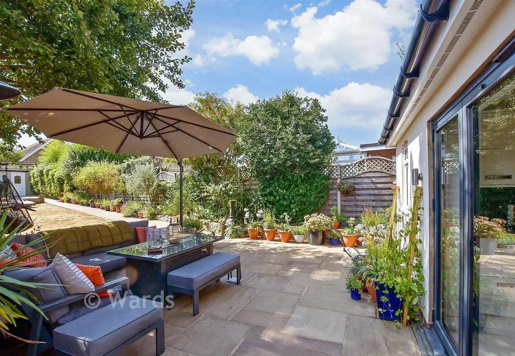 Patio / Decking - Lower Road, East Farleigh, Maidstone, Kent - Wards of Kent