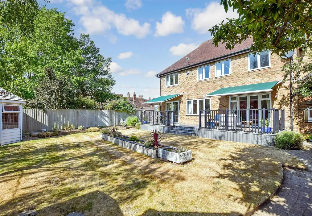 Rear Garden - Wades Close, Marden, Kent - Wards of Kent