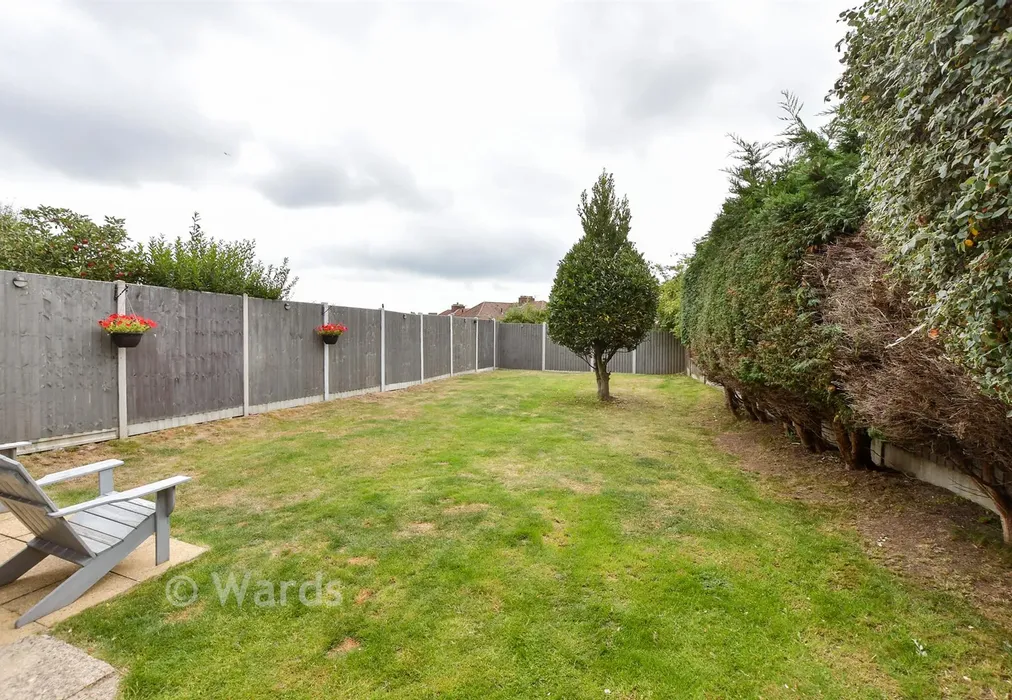 Rear Garden - Redsull Avenue, Deal, Kent - Wards of Kent