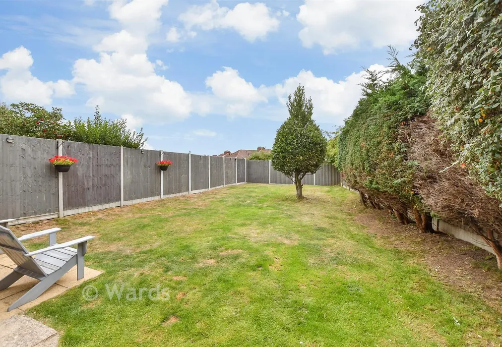 Rear Garden - Redsull Avenue, Deal, Kent - Wards of Kent