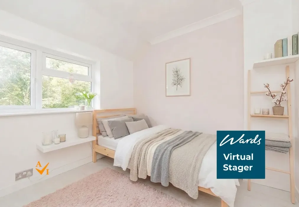 Bedroom 2 (Nordic style) - Orchard Rise West, Sidcup, Kent - Wards of Kent