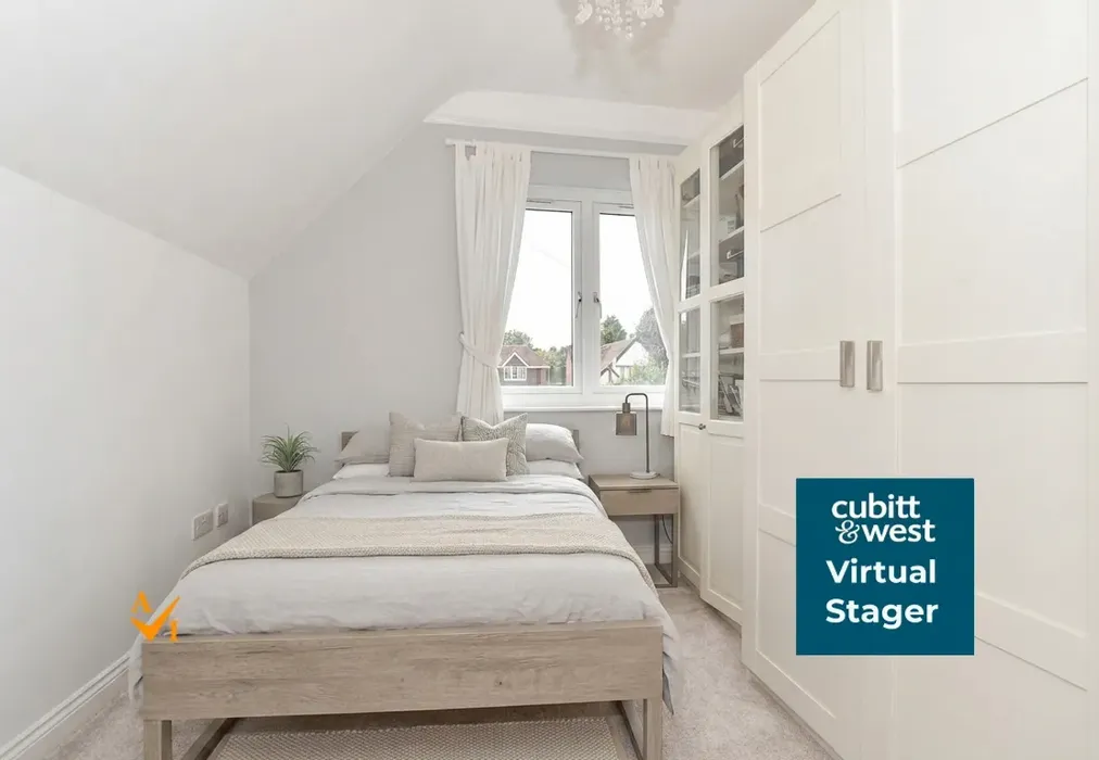 Bedroom 1 (Contemporary style) - Barnham Road, Eastergate, West Sussex - Wards of Kent