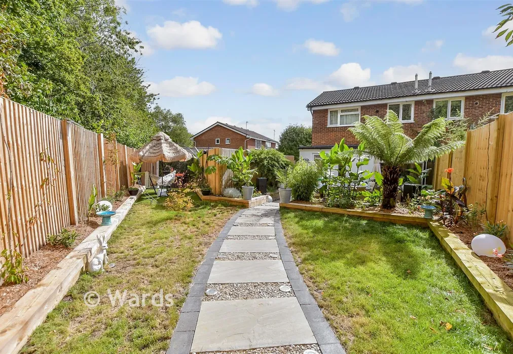 Rear Garden - Firs Lane, Cheriton, Folkestone, Kent - Wards of Kent