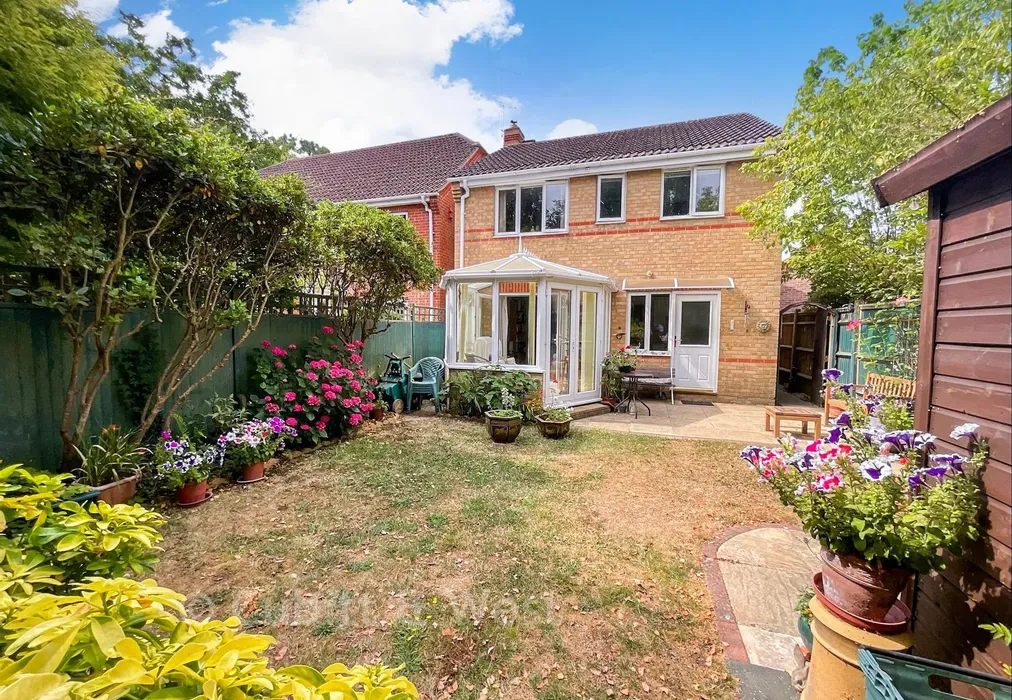 Rear Garden** - Foxglove Walk, Worthing, West Sussex - Wards of Kent