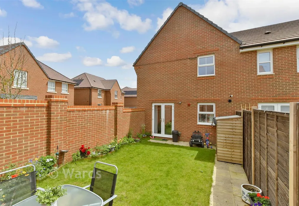Rear Elevation - Laxtons Crescent, Sittingbourne, Kent - Wards of Kent