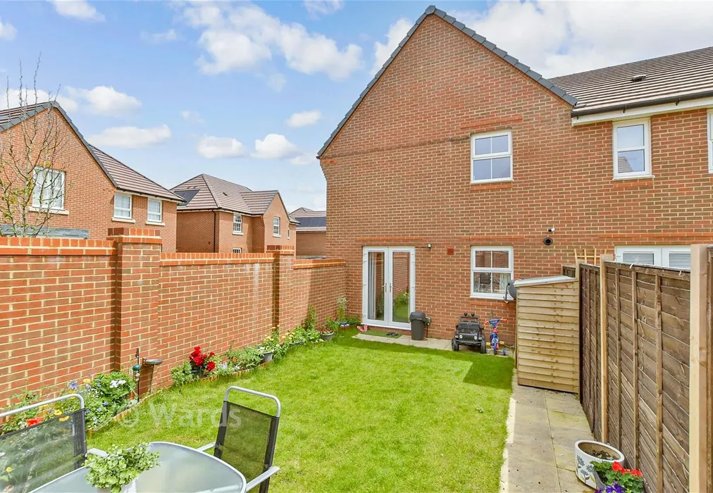 Rear Elevation - Laxtons Crescent, Sittingbourne, Kent - Wards of Kent