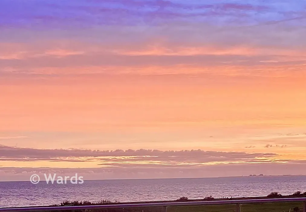 Sunset - Seabrook Road, Hythe, Kent - Wards of Kent