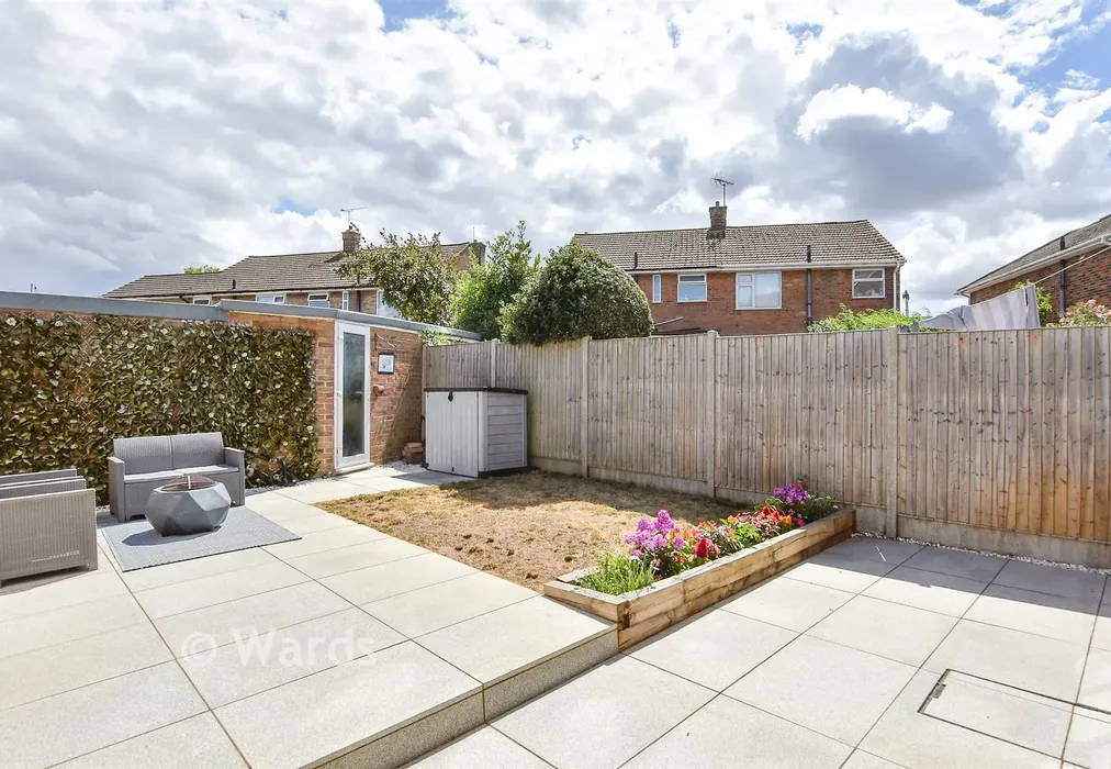 Rear Garden - Windermere Drive, Rainham, Gillingham, Kent - Wards of Kent