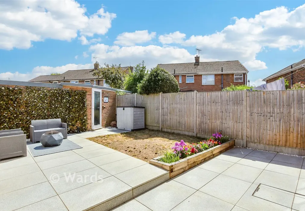 Rear Garden - Windermere Drive, Rainham, Gillingham, Kent - Wards of Kent