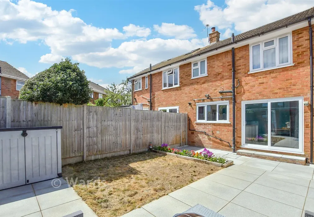 Rear Garden - Windermere Drive, Rainham, Gillingham, Kent - Wards of Kent