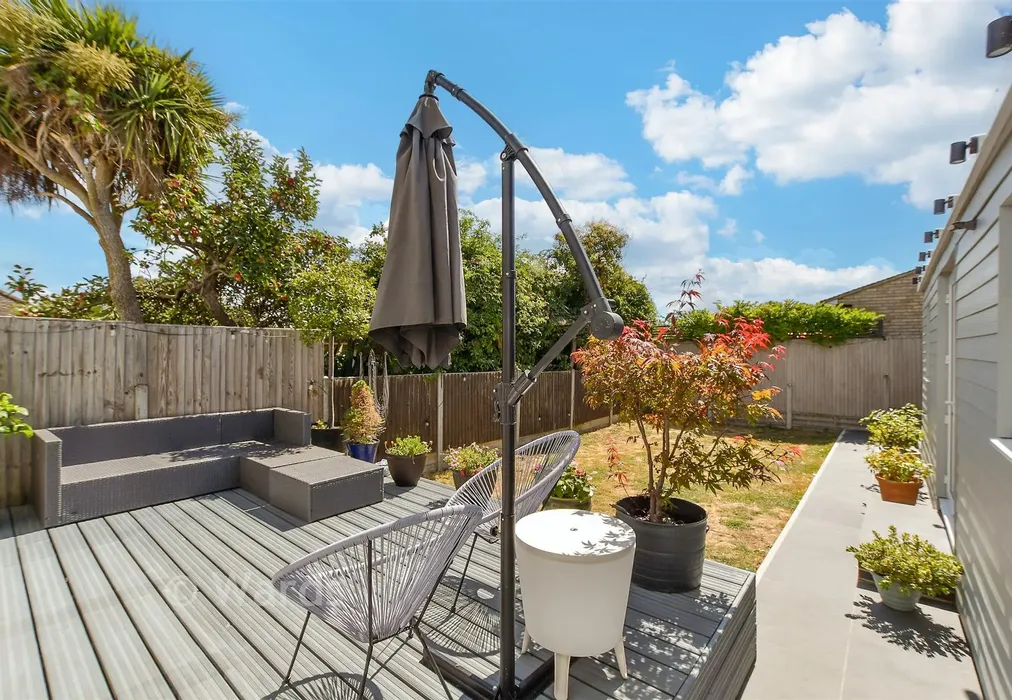 Rear Garden - The Broadway, Herne Bay, Kent - Wards of Kent