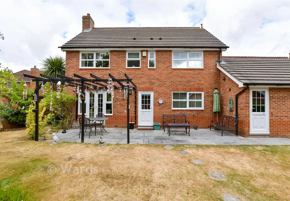 Rear Elevation - Crabtree Close, Kings Hill, West Malling, Kent - Wards of Kent