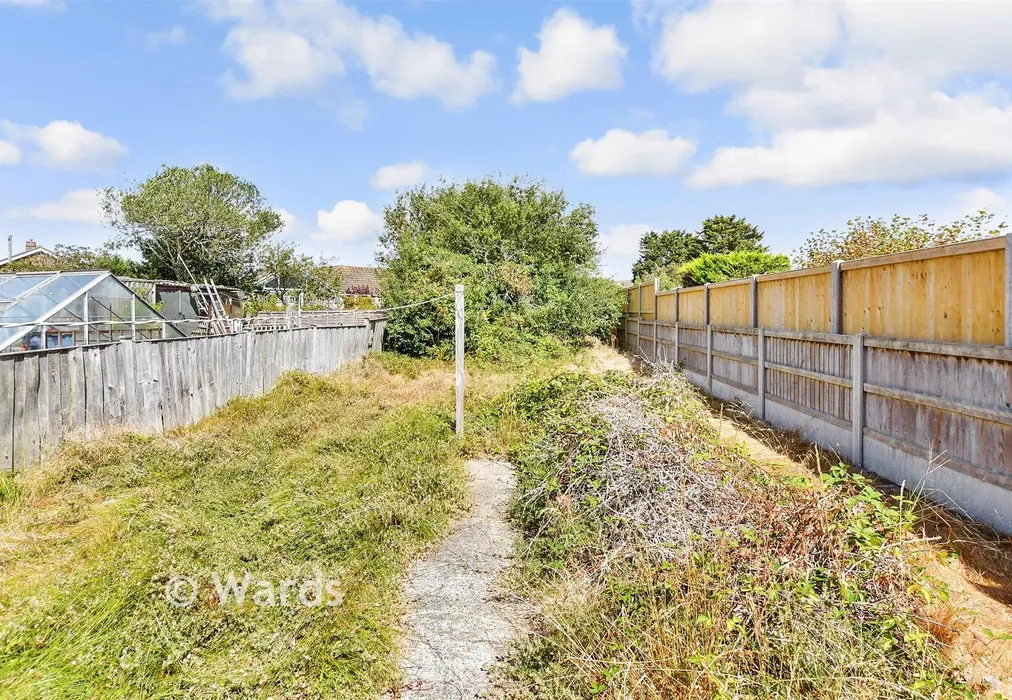 Rear Garden - Dunes Road, Greatstone, Kent - Wards of Kent