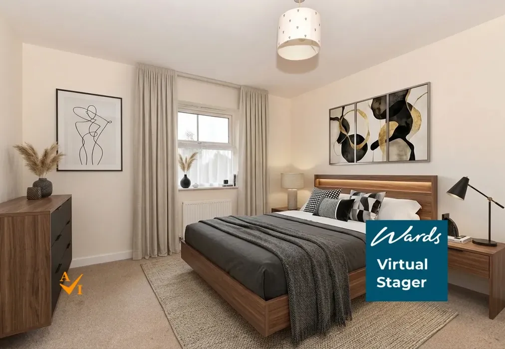 Bedroom 2 (Modern style) - Crossways, Sittingbourne, Kent - Wards of Kent