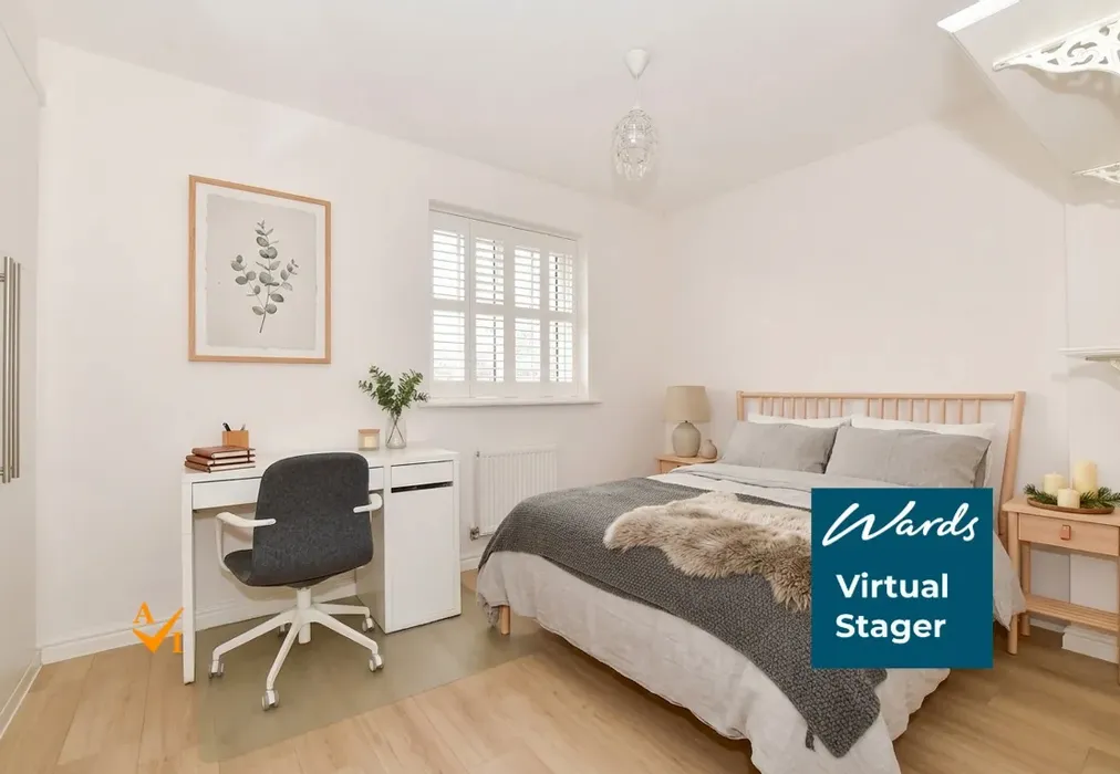 Bedroom 2 (Nordic style) - Hazen Road, Kings Hill, West Malling, Kent - Wards of Kent