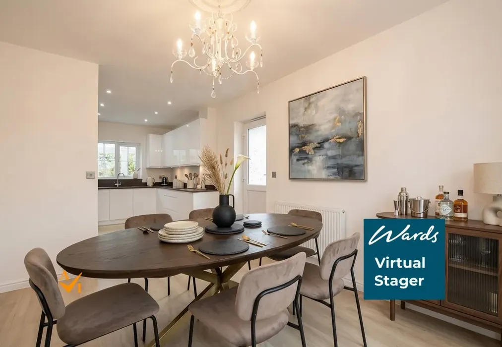 Kitchen/Diner (Contemporary style) - Hazen Road, Kings Hill, West Malling, Kent - Wards of Kent