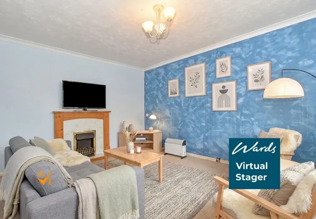 Lounge (Nordic style) - Roseholme, Maidstone, Kent - Wards of Kent