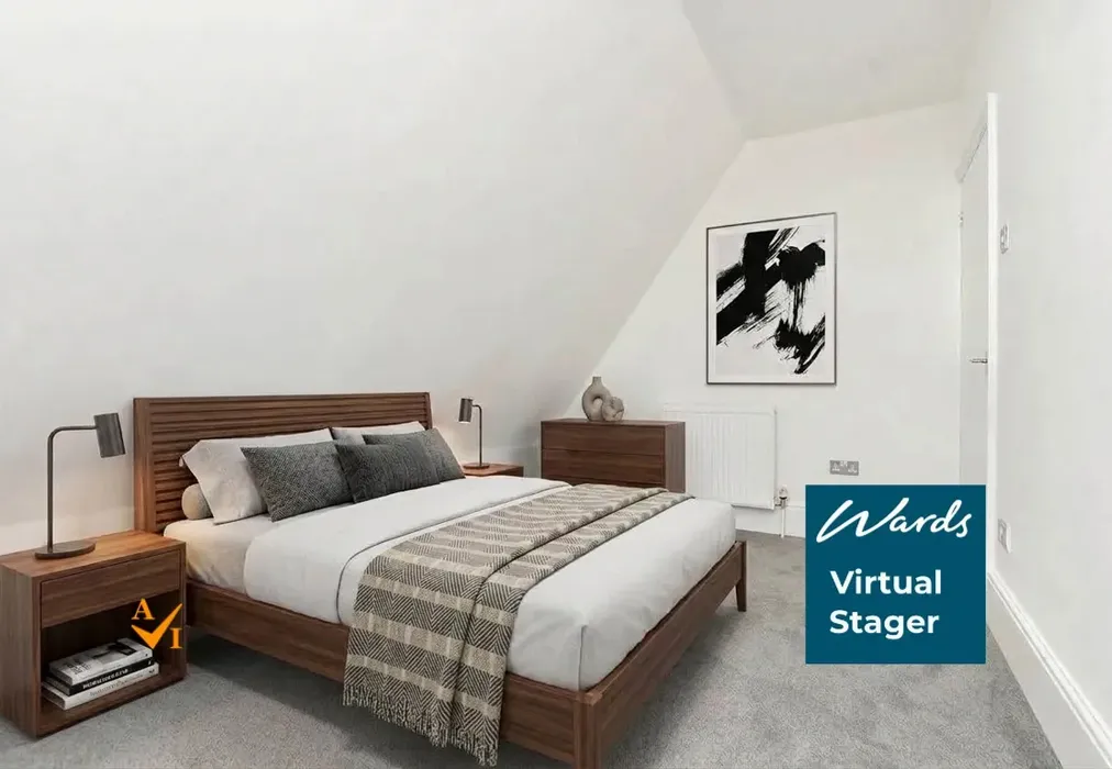 Bedroom 2 (Modern style) - Queens Road, Broadstairs, Kent - Wards of Kent