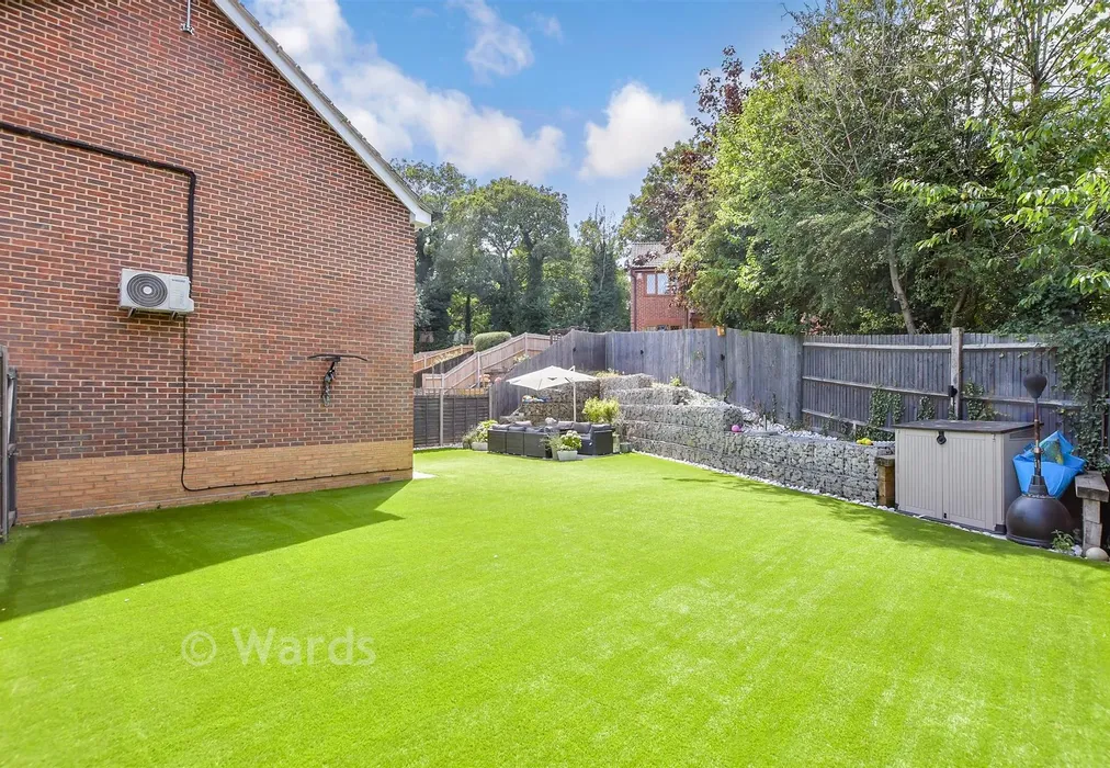 Rear Garden - Pine Place & Land, Tovil, Kent - Wards of Kent