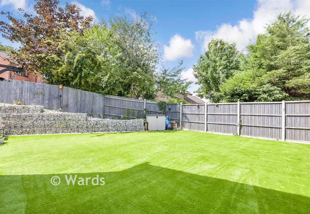 Rear Garden - Pine Place & Land, Tovil, Kent - Wards of Kent