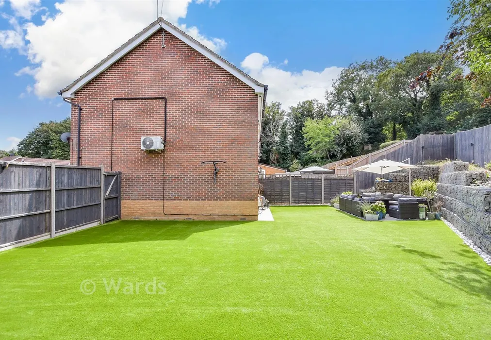 Rear Garden - Pine Place & Land, Tovil, Kent - Wards of Kent