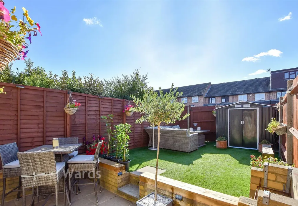 Rear Garden - Stevens Road, Eccles, Aylesford, Kent - Wards of Kent