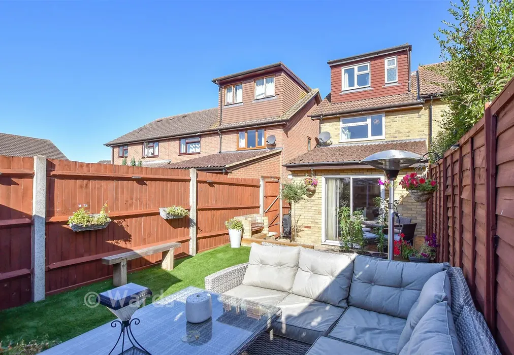 Rear Garden - Stevens Road, Eccles, Aylesford, Kent - Wards of Kent
