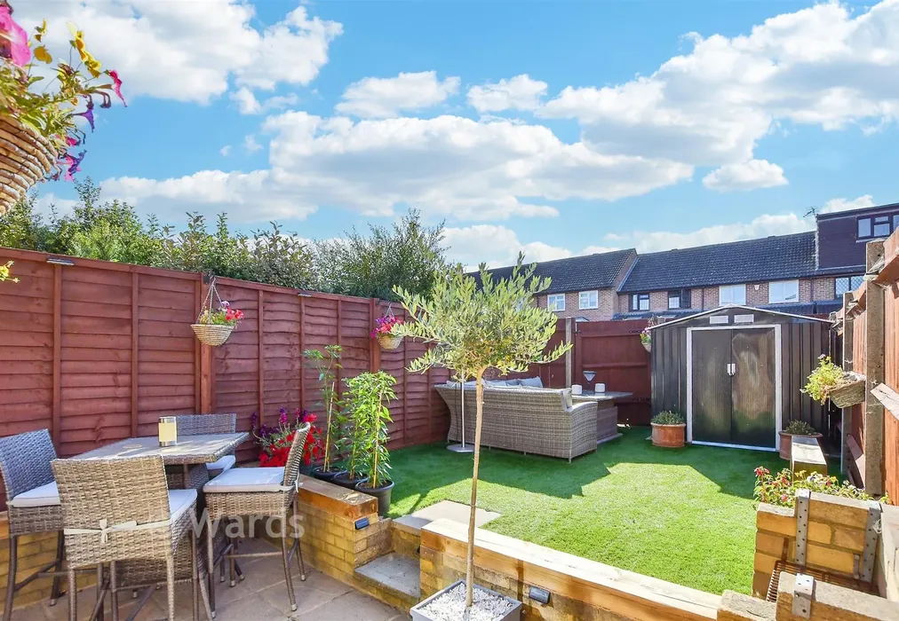 Rear Garden - Stevens Road, Eccles, Aylesford, Kent - Wards of Kent